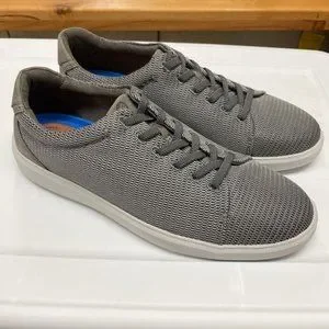 NWT  Clarks Cambro Low Sneaker, Grey Textile, 8 Medium Men Clarks | Shoes | Nwob Gray Clarks Mens Cambro Low Textile  main image 3